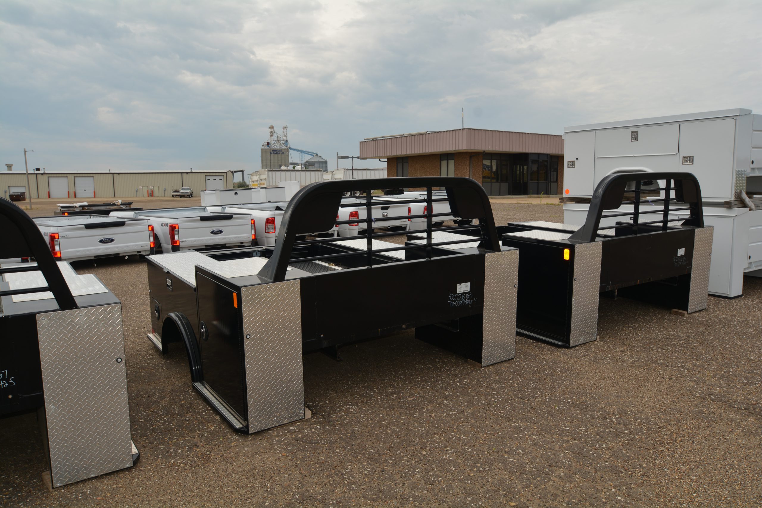 Flat Beds with Tool Boxes